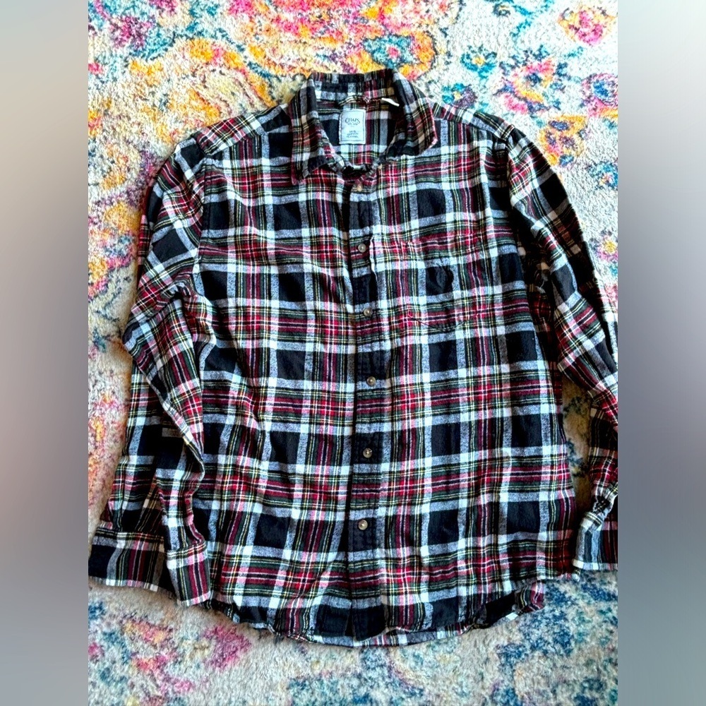 Chaps Ralph Lauren Plaid Shirt Large